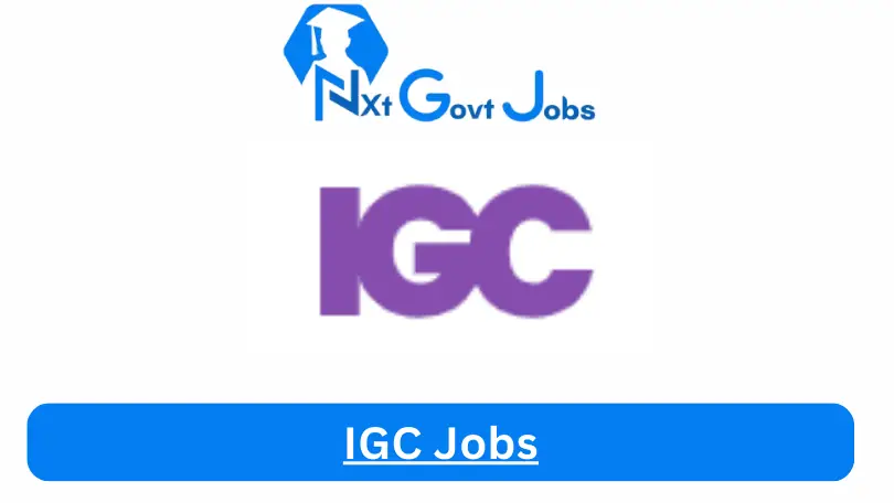 IGC Jobs 2024 Apply Online @www.theigc.org