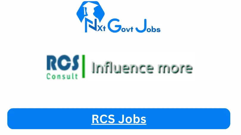 RCS Jobs 2024 Apply Online @rcsconsult.net