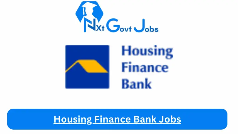 Housing Finance Bank Jobs